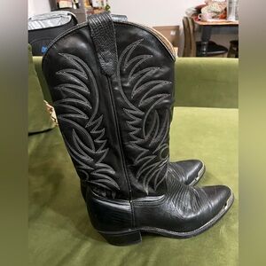 Texas Black Cowboy Boots